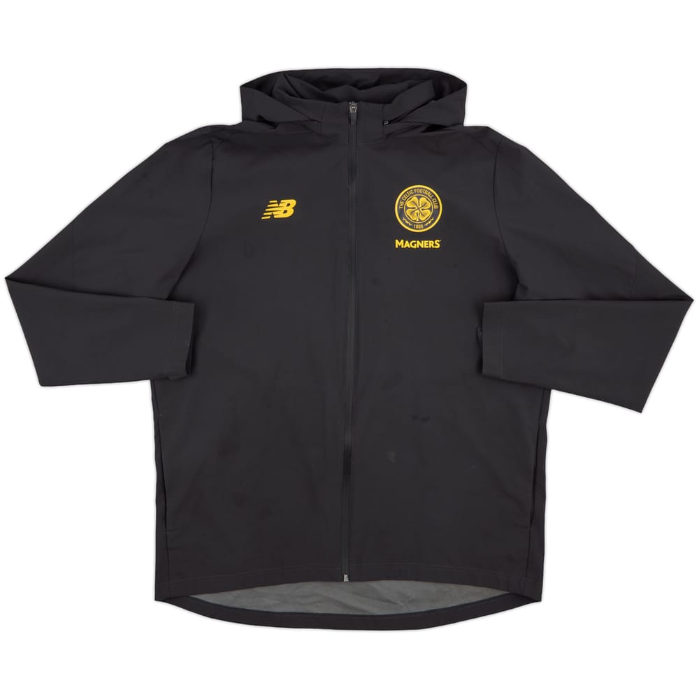 2019-20 Celtic New Balance Hooded Track Jacket - 8/10 - (XL)