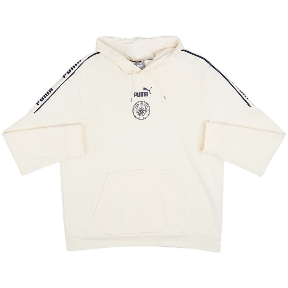 2020-21 Manchester City Puma Hooded Sweat Top - 6/10 - (XL)