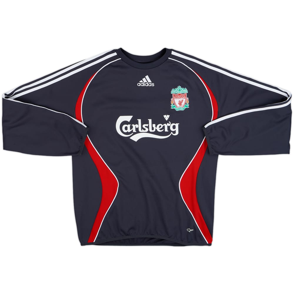 2006-07 Liverpool adidas Sweat Top - 7/10 - (M)