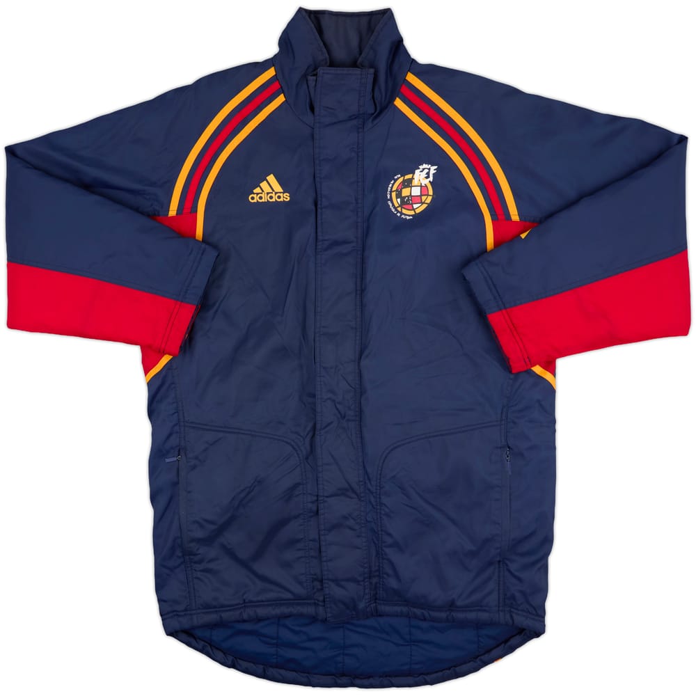 1998-99 Spain adidas Padded Bench Coat - 8/10 - (S)