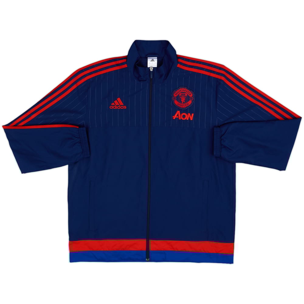 2015-16 Manchester United adidas Track Jacket - 10/10 - (L)