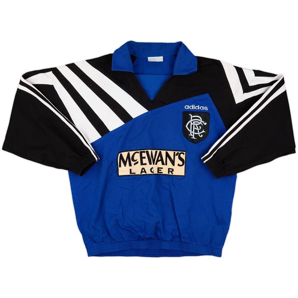 1995-96 Rangers adidas Drill Top - 8/10 - (M/L)