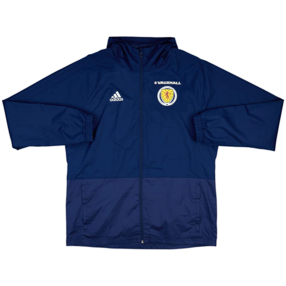 2017-18 Scotland adidas Hooded Rain Jacket - 8/10 - (L)