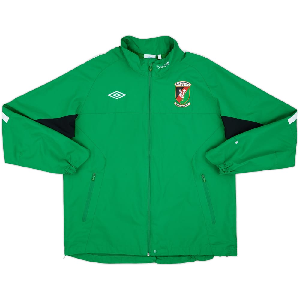 2010-11 Glentoran Umbro Track Jacket - 9/10 - (L)