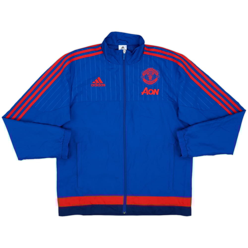 2015-16 Manchester United adidas Track Jacket - 9/10 - (M)