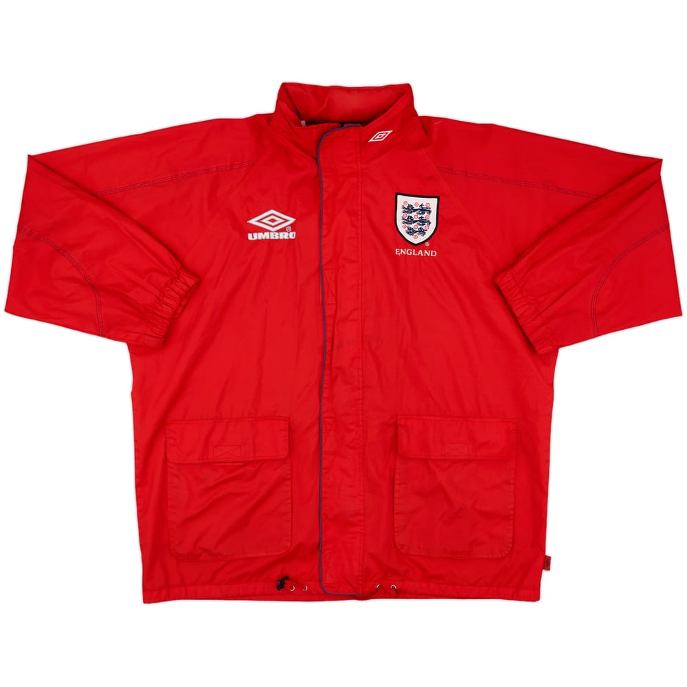 1998-00 England Umbro Hooded Rain Jacket - 7/10 - (L)