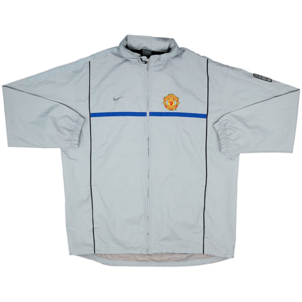 2002-03 Manchester United Nike Hooded Track Jacket - 6/10 - (XL)
