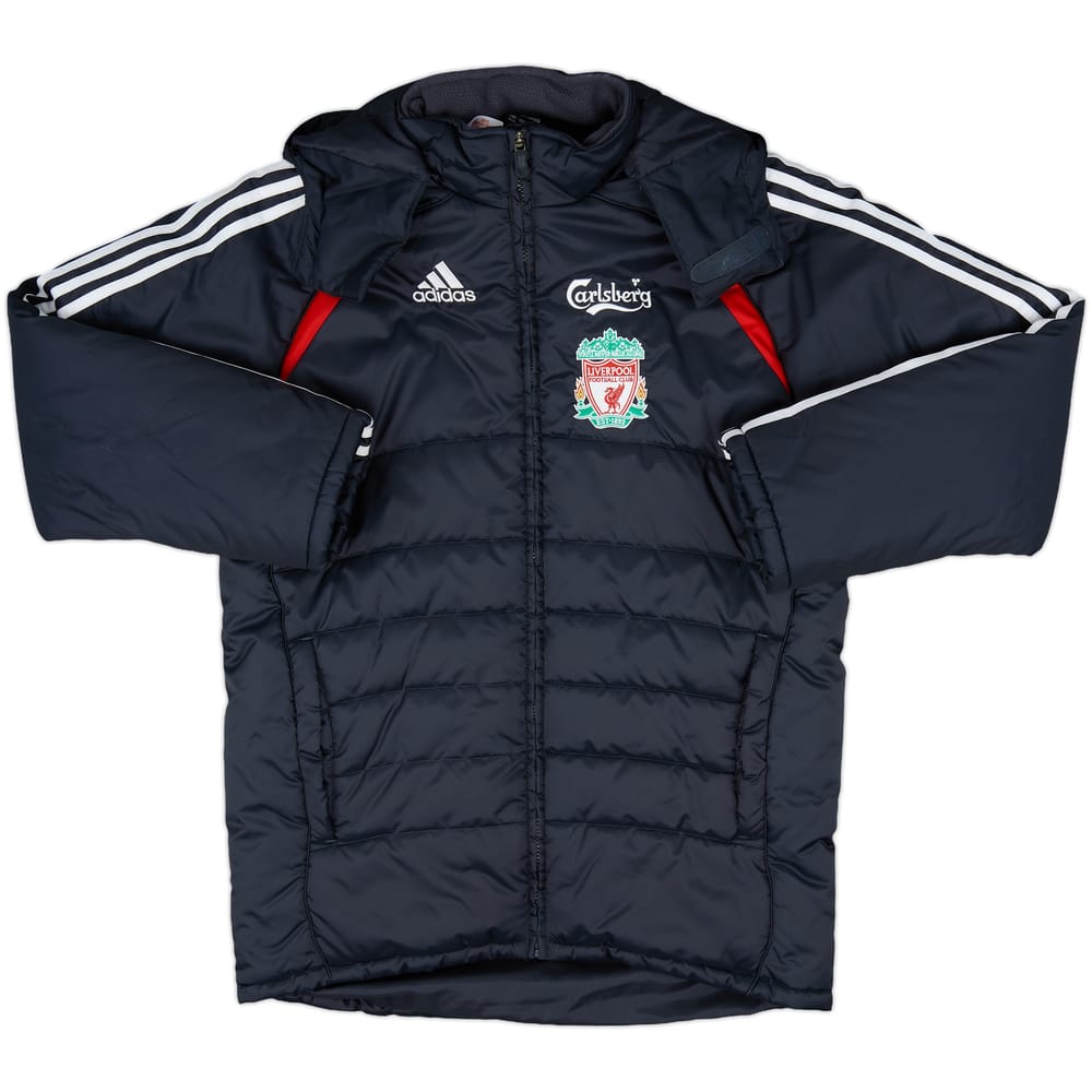 2006-07 Liverpool adidas Padded Bench Coat - 6/10 - (L.Boys)