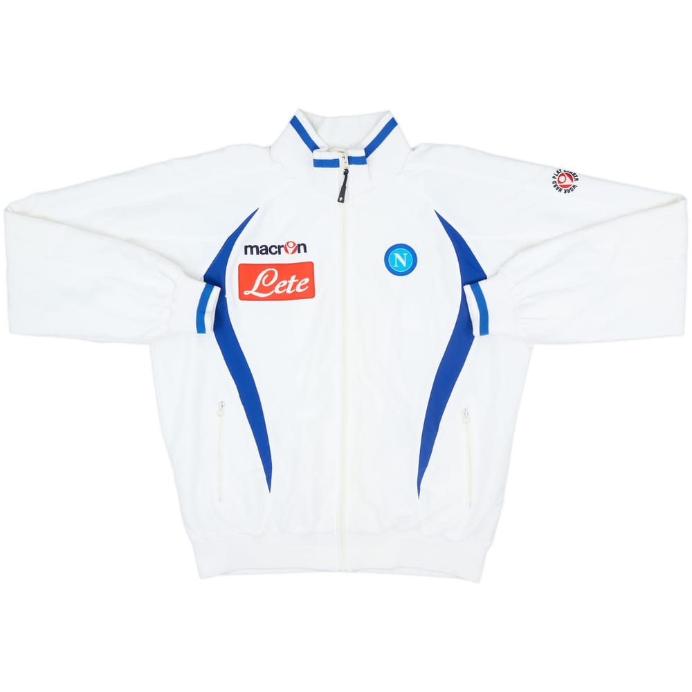 2009-10 Napoli Macron Track Jacket - 8/10 - (L)