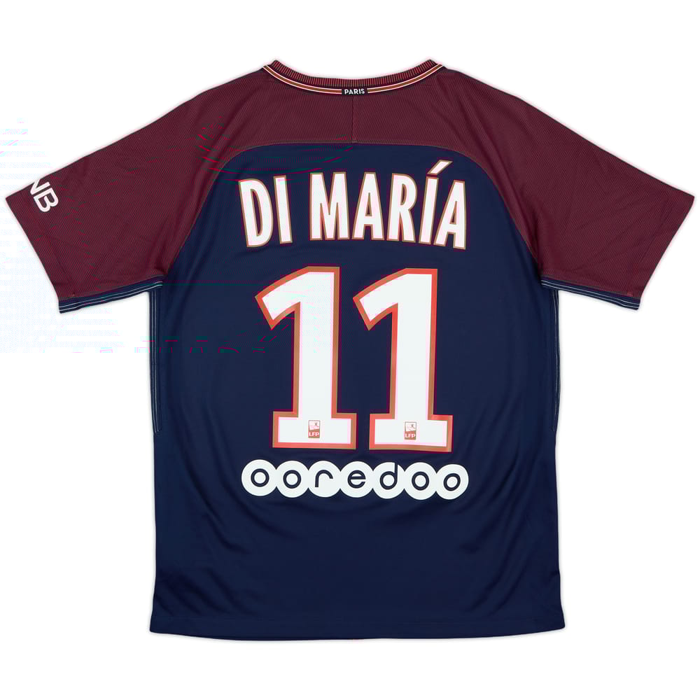2017-18 Paris Saint-Germain Home Shirt Di Maria #11 - 8/10 - (XL.Boys)
