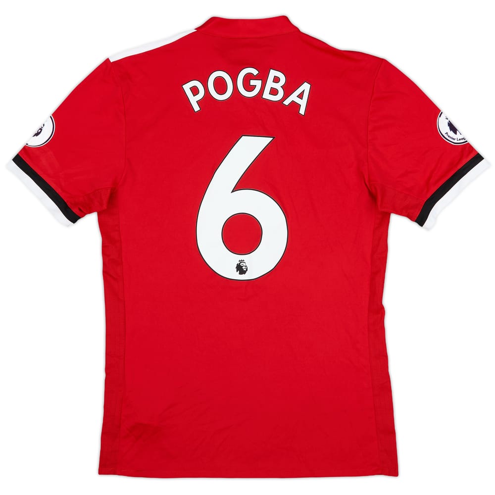 2017-18 Manchester United Home Shirt Pogba #6 - 8/10 - (S)