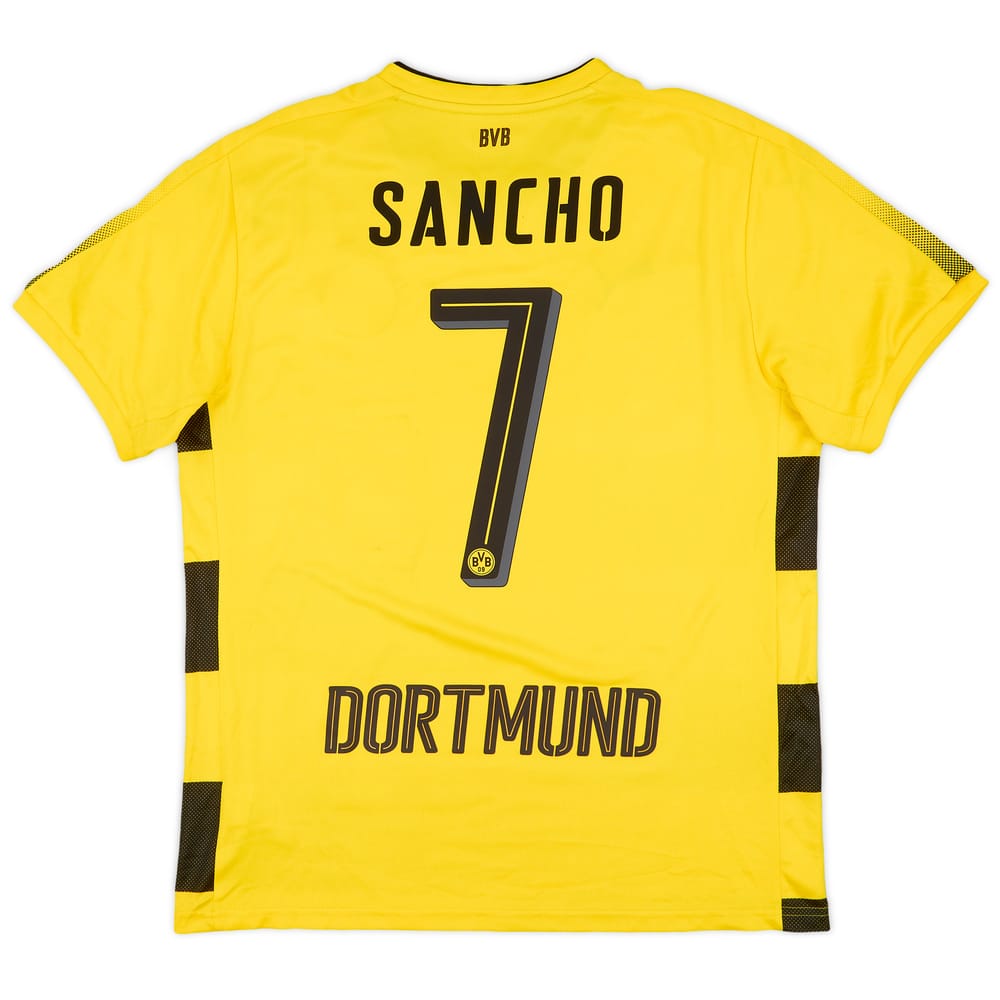 2017-18 Borussia Dortmund Home Shirt Sancho #7 - 7/10 - (L)