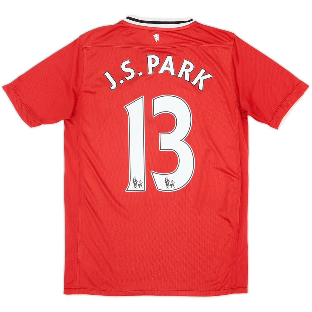 2011-12 Manchester United Home Shirt J.S.Park #13 - 8/10 - (XL.Boys)