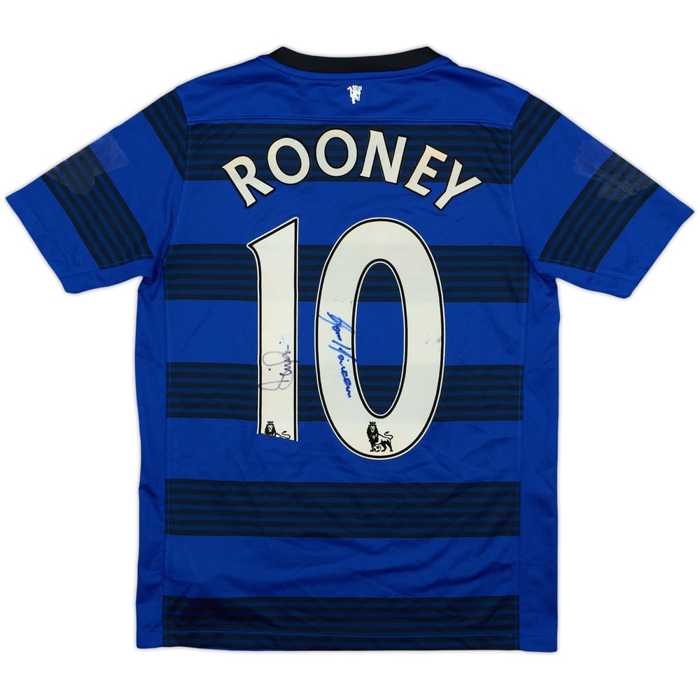 2011-13 Manchester United Signed Away Shirt Rooney #10 - 5/10 - (L.Boys)