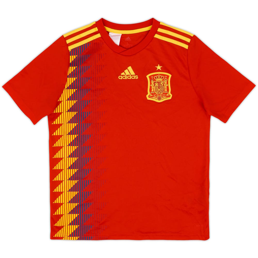 Camiseta de local de España 2018-19 - 7/10 - (L. Niños)