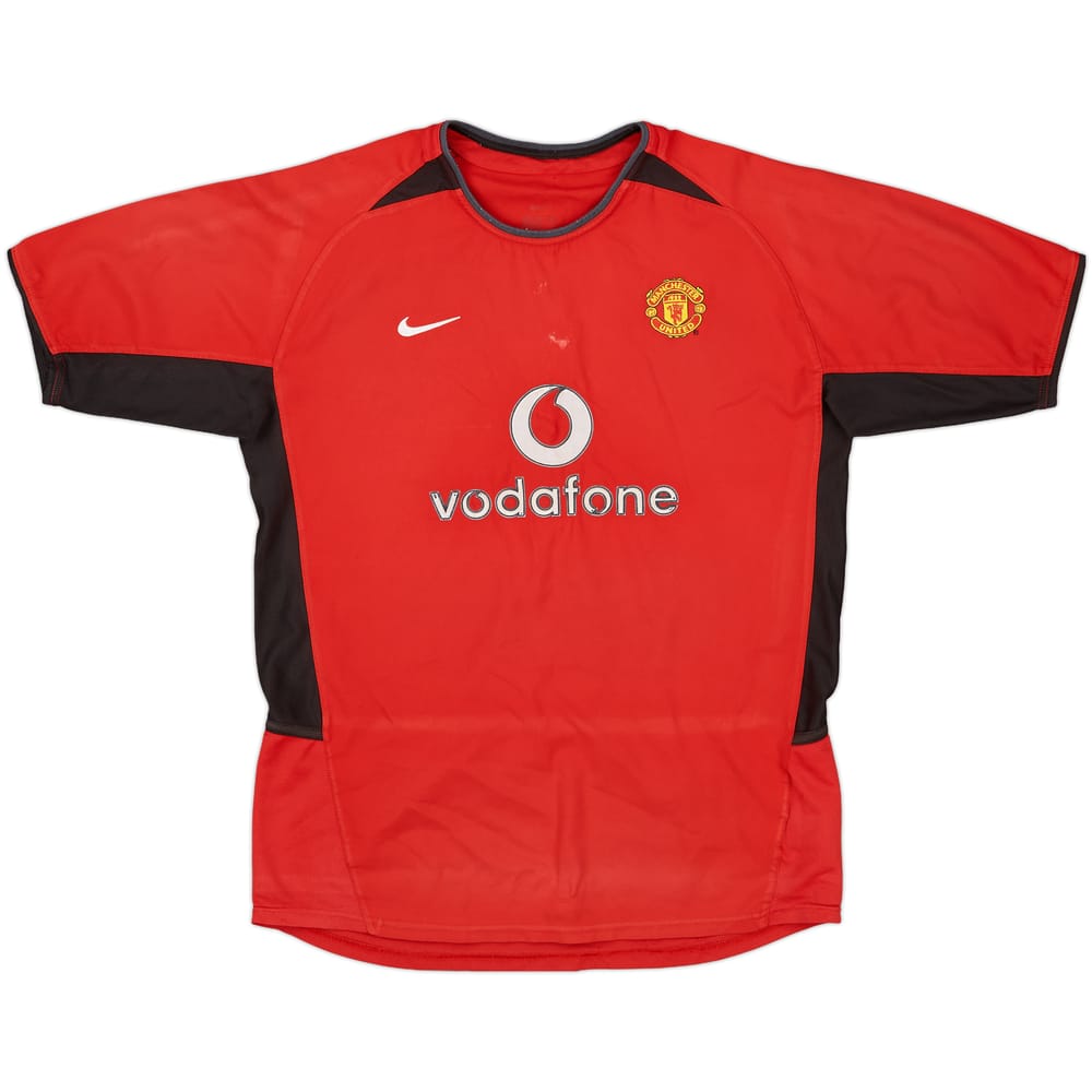 2002-04 Manchester United Home Shirt - 5/10 - (L.Boys)