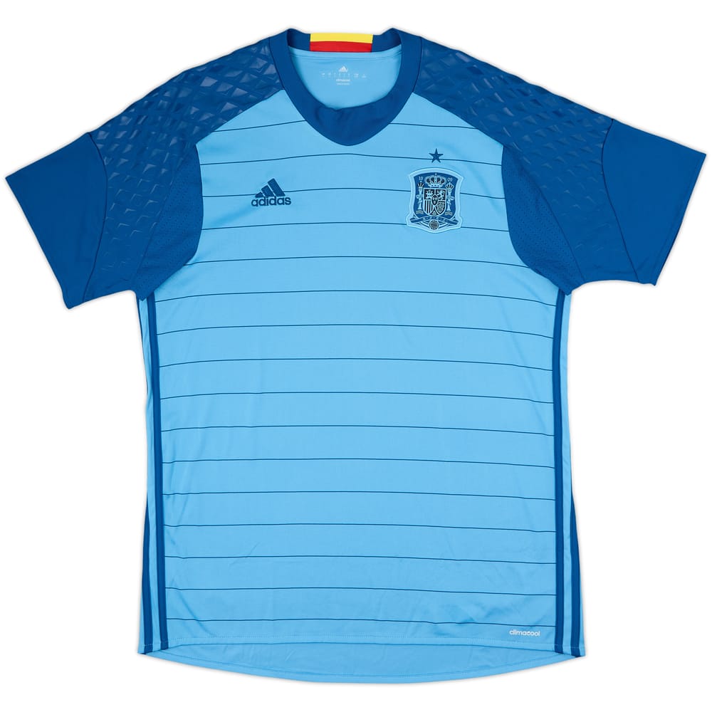 2016-17 Spain GK S/S Shirt - 10/10 - (L)