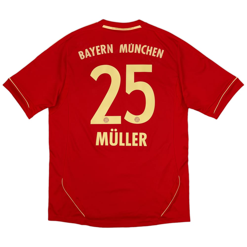 2011-13 Bayern Munich Home Shirt Muller #25 - 6/10 - (L)