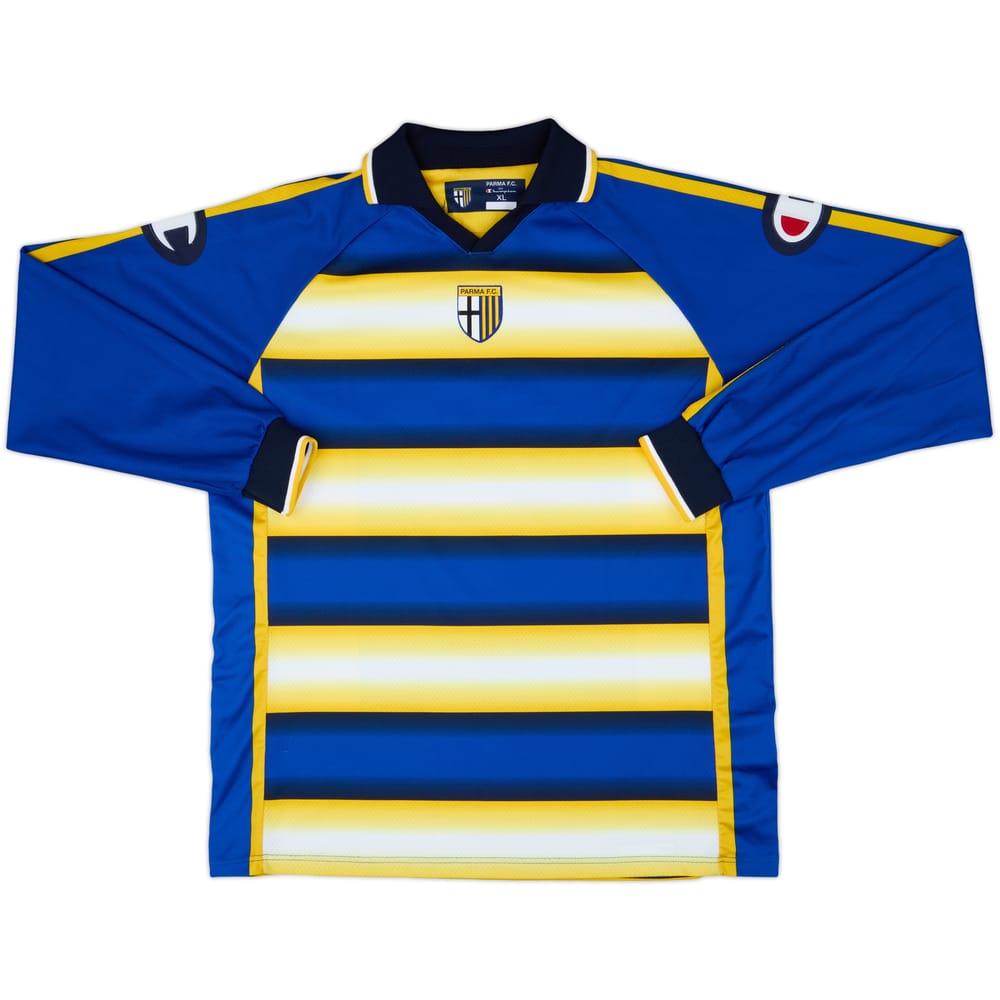 2004-05 Parma Youth Match Issue Home L/S Shirt #4