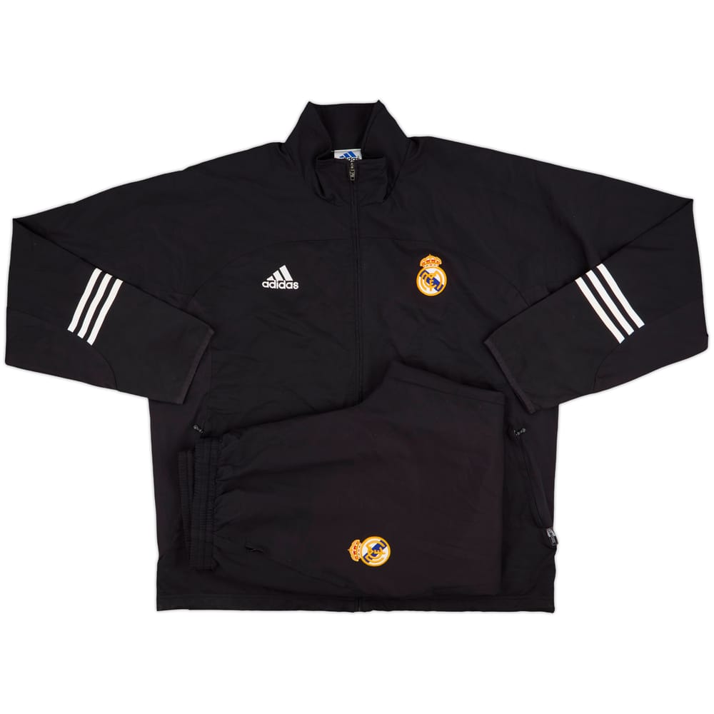 2002-03 Real Madrid adidas Tracksuit - 9/10 - (L/XL)