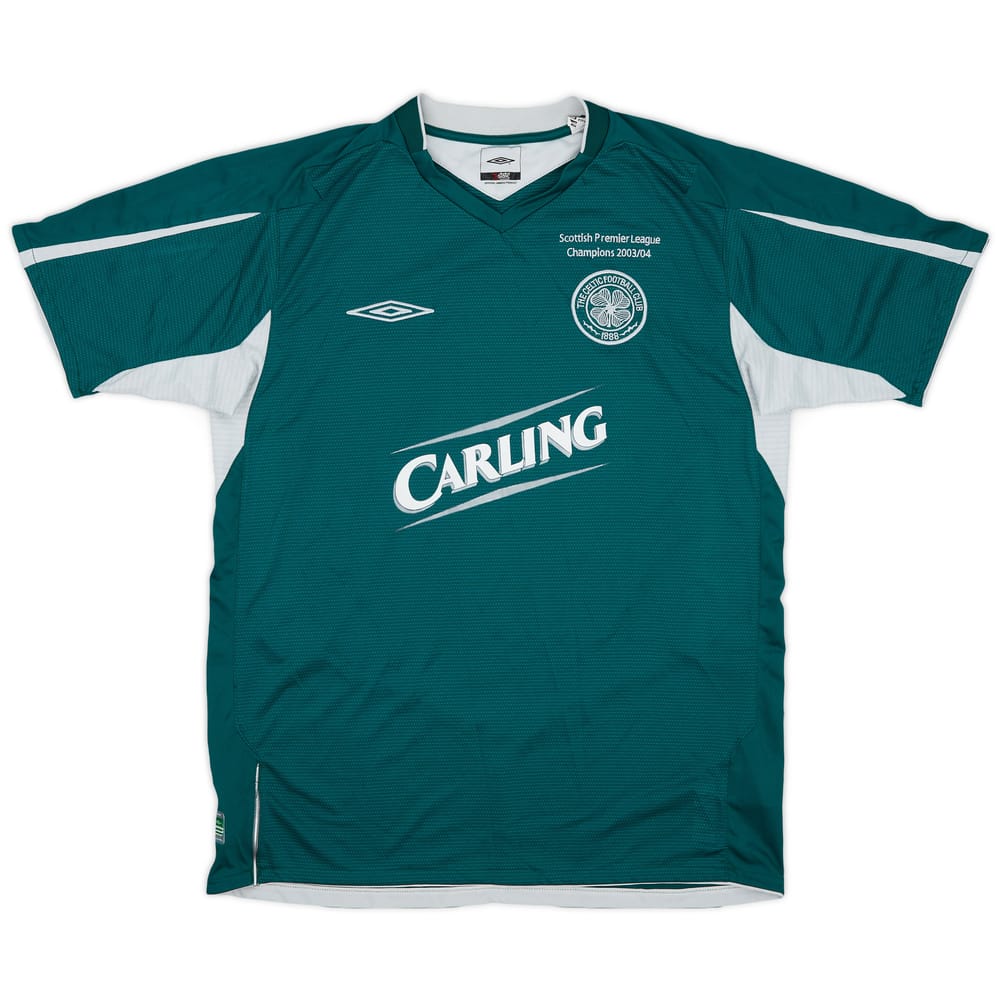 2004-05 Celtic "Champions 2003/04" Away Shirt - 8/10 - (M)