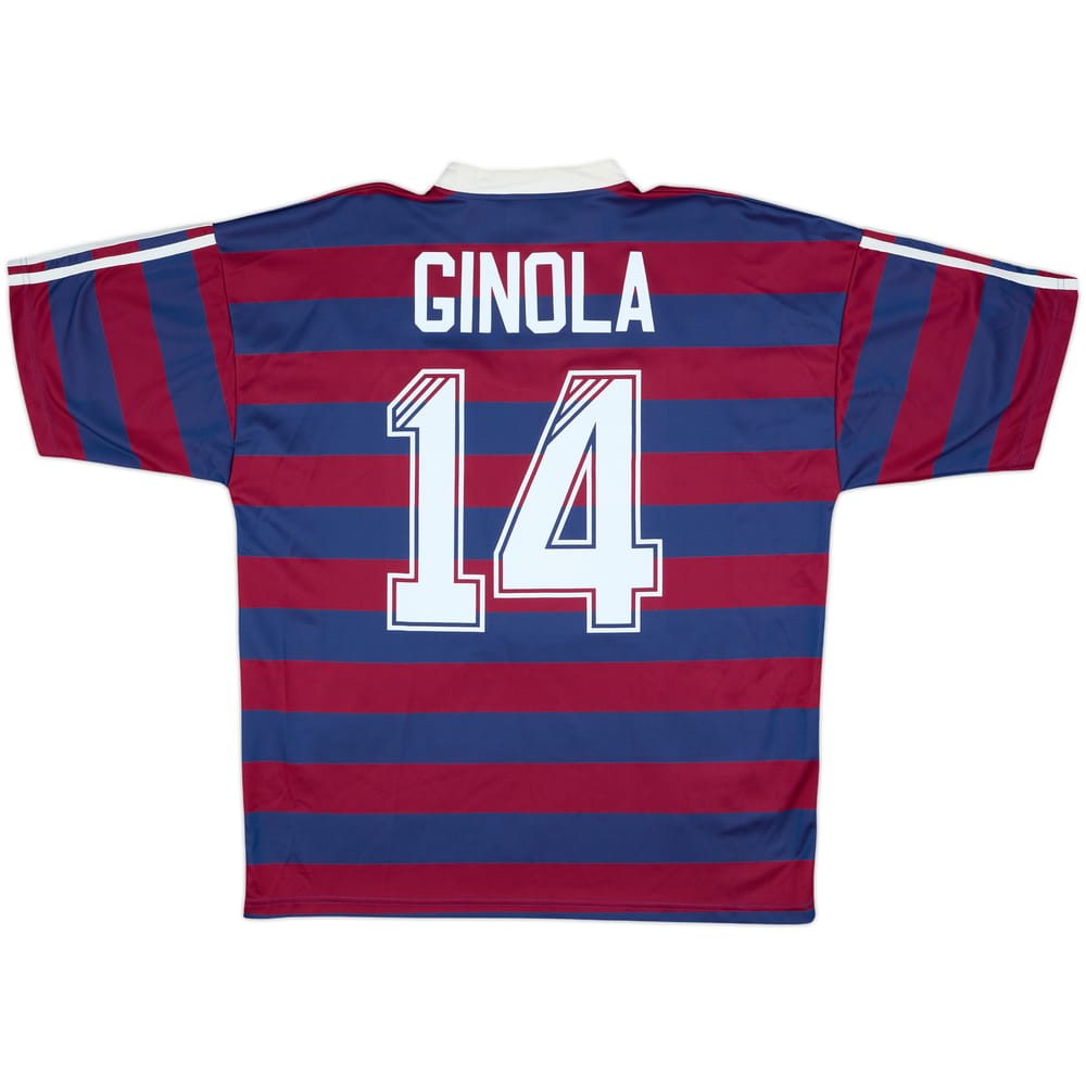 1995-96 Newcastle Away Shirt Ginola #14 - 7/10 - (L)