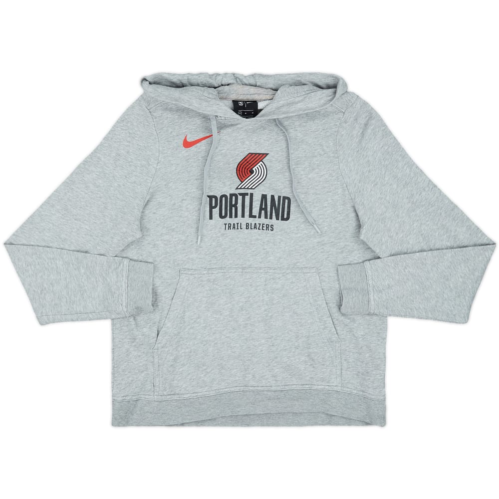 2018-19 Portland Trail Blazers Nike Hooded Sweat Top - 9/10 - (M)