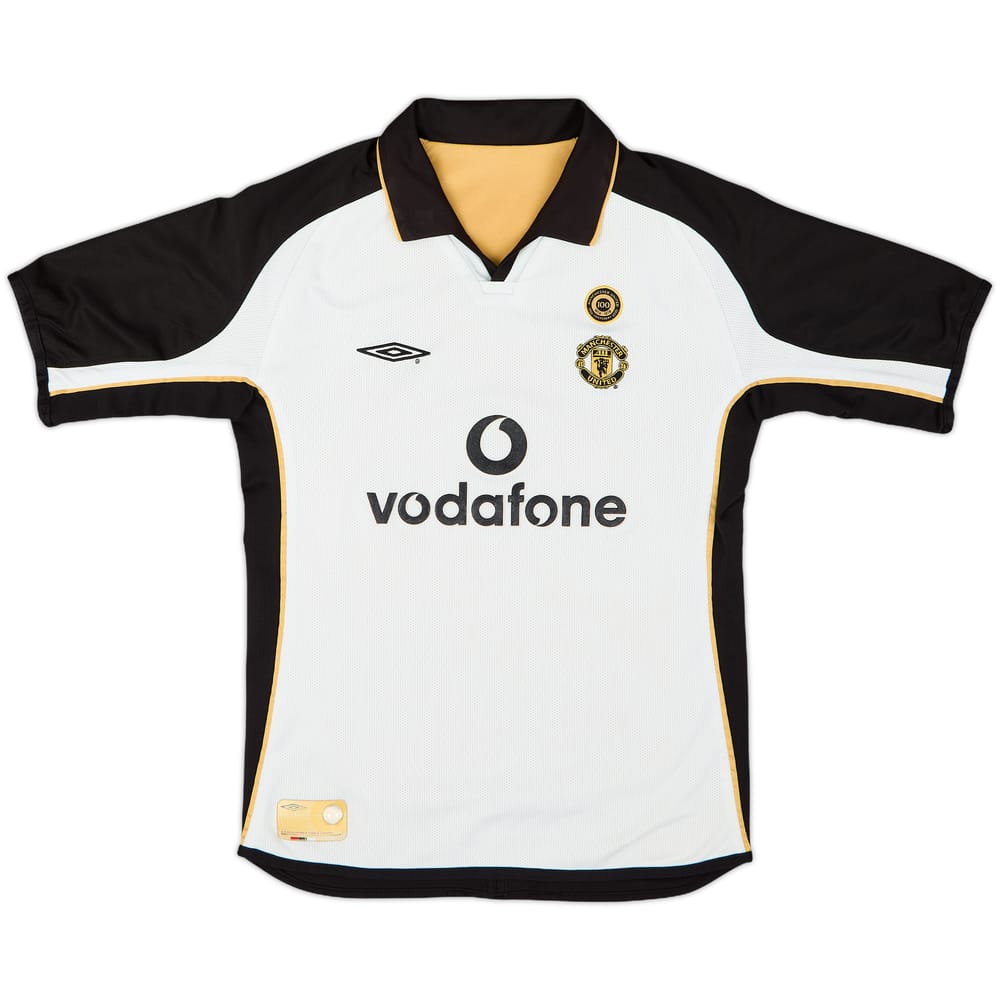 2001-02 Manchester United Centenary Away/Third Shirt - 5/10 - (L.Boys)