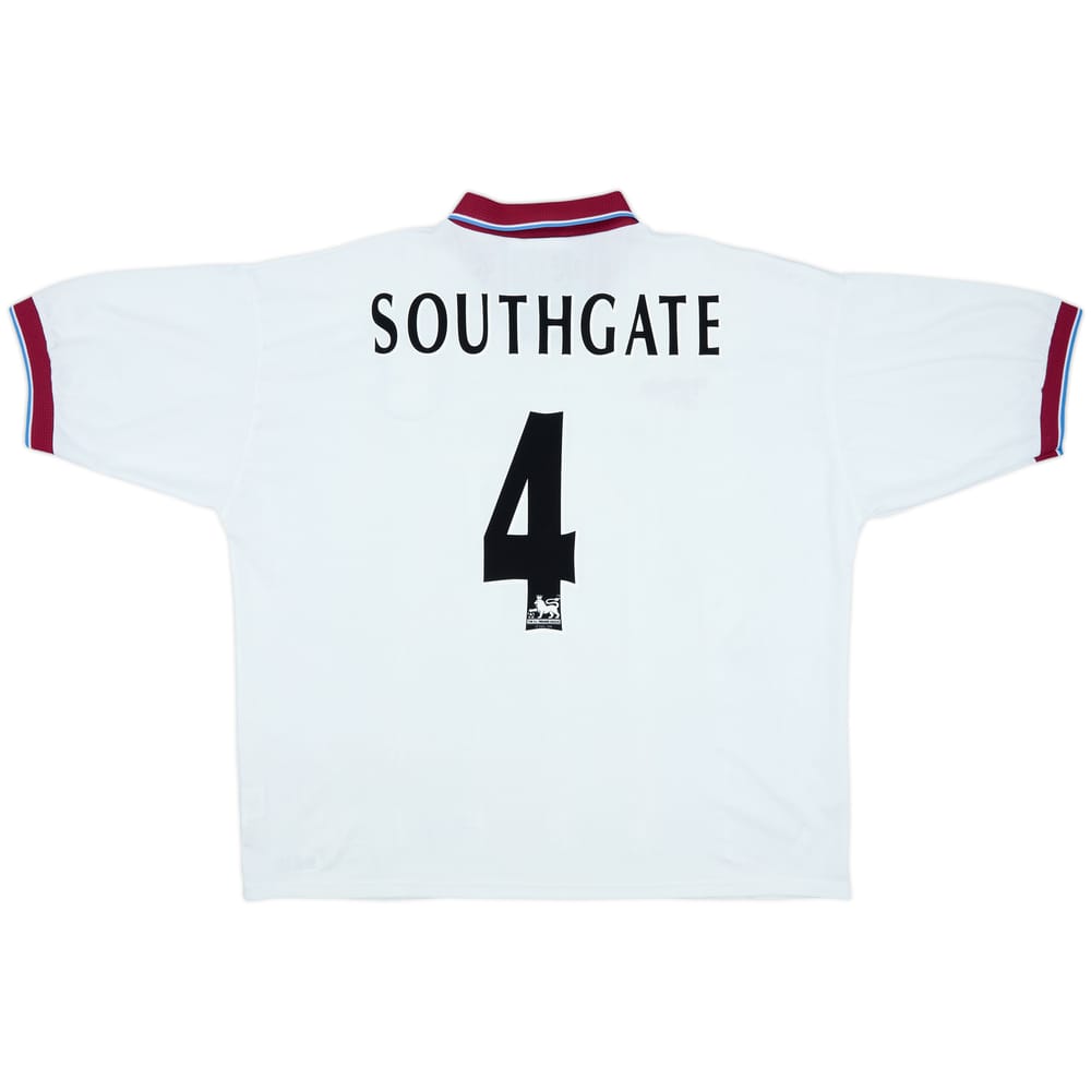 1996-98 Aston Villa Away Shirt Southgate #4 - 8/10 - (XXL)