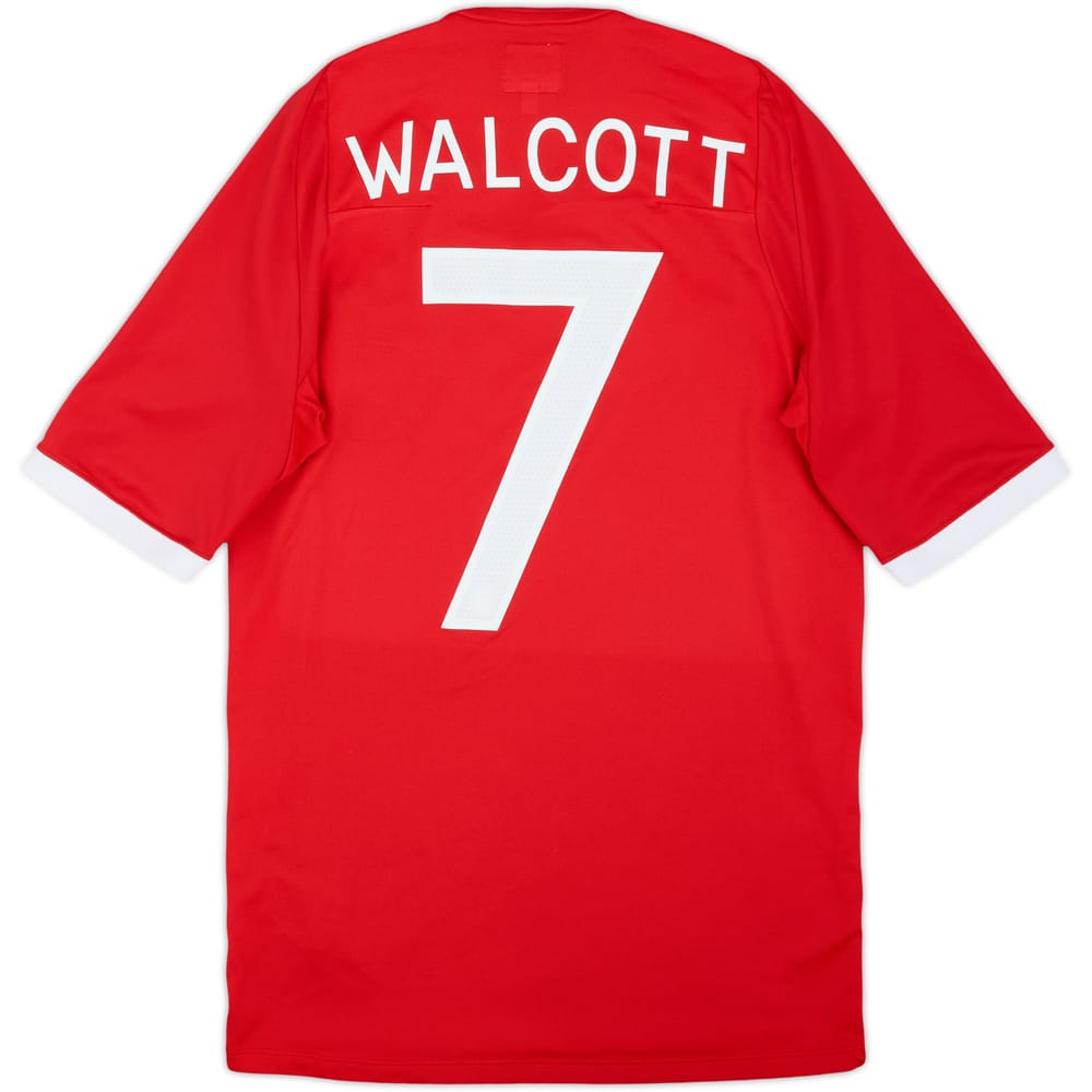 2010-11 England Away Shirt Walcott #7 - 8/10 - (XS)