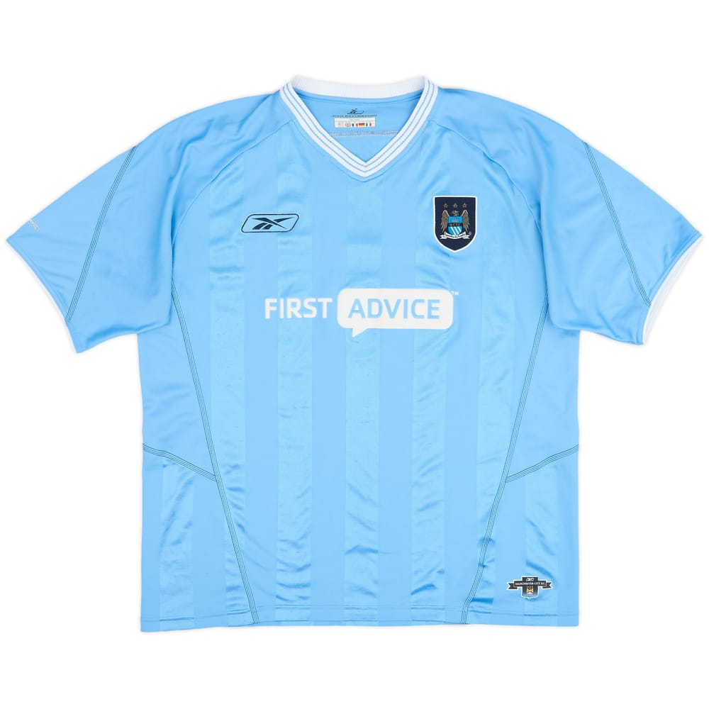 2003-04 Manchester City Home Shirt #6 - 5/10 - (L)
