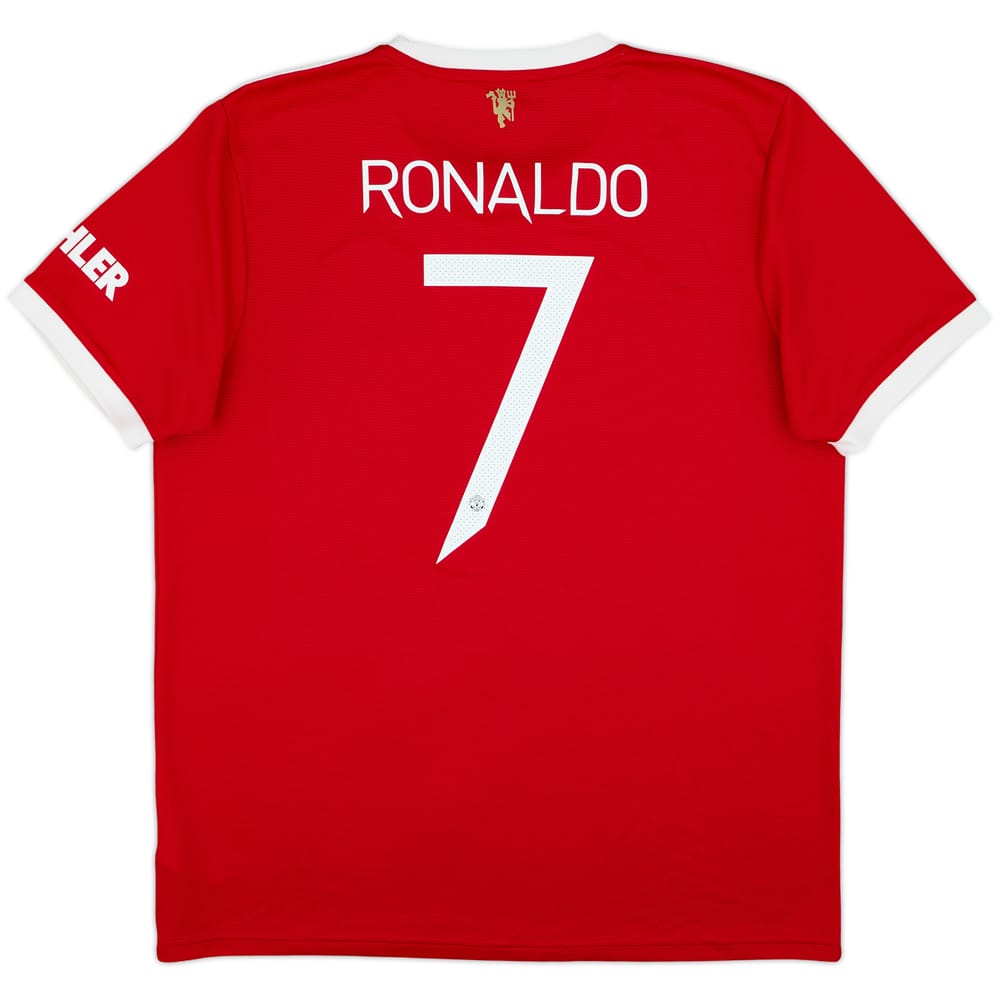 2021-22 Manchester United Home Shirt Ronaldo #7 - 6/10 - (XL)