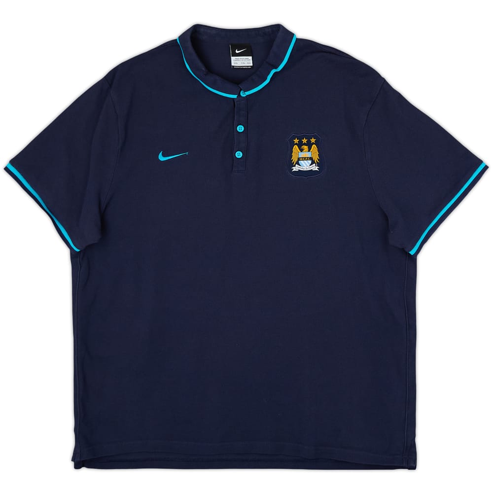 2015-16 Manchester City Nike Polo Shirt - 8/10 - (XXL)