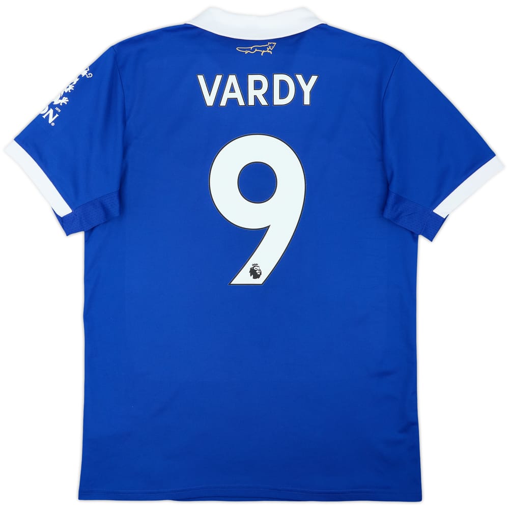2022-23 Leicester Home Shirt Vardy #9 - 9/10 - (M)