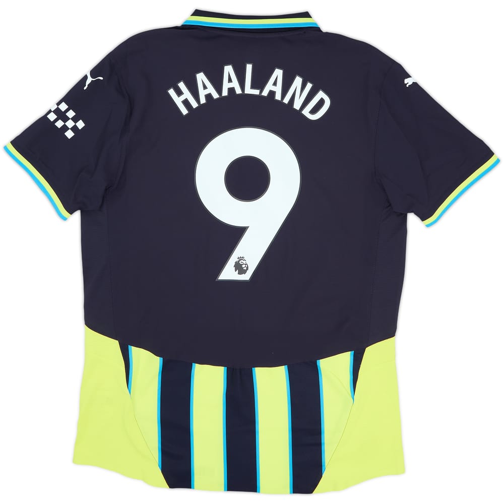 2024-25 Manchester City Authentic Away Shirt Haaland #9 (L)