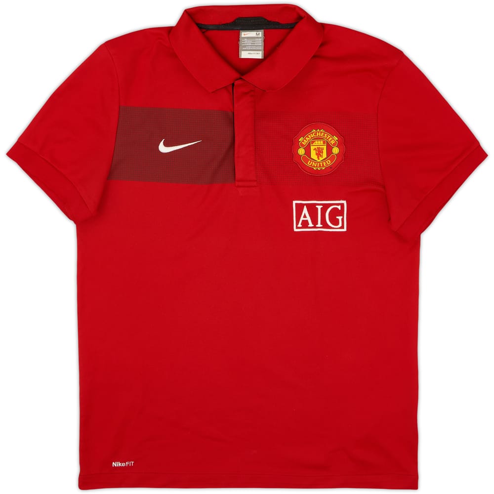 2009-10 Manchester United Nike Polo Shirt - 10/10 - (M)