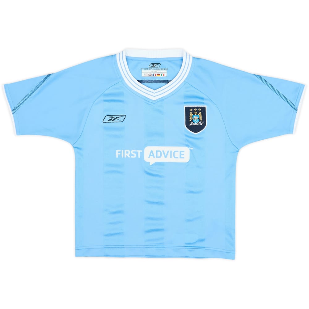 2003-04 Manchester City Home Shirt - 8/10 - (3-4 Years)