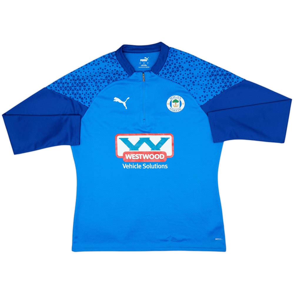 2022-23 Wigan Puma 1/4 Zip Drill Top - 8/10 - (M)