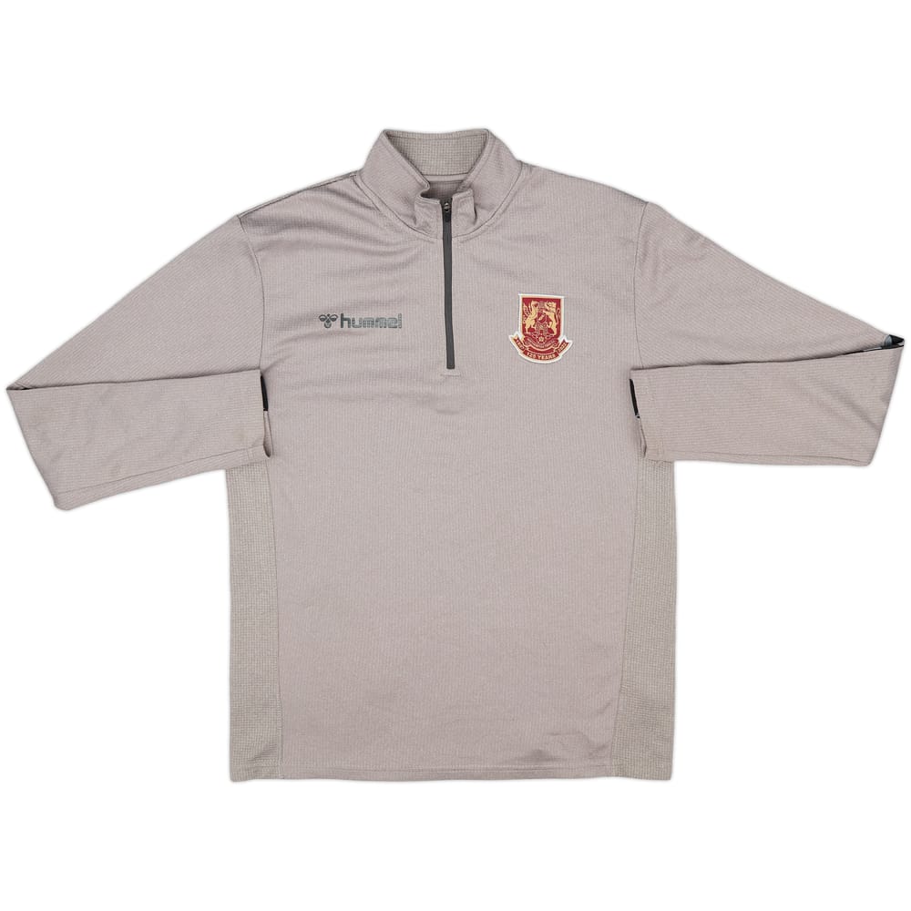 2020-21 Northampton Hummel 1/4 Zip Training Top - 7/10 - (S)