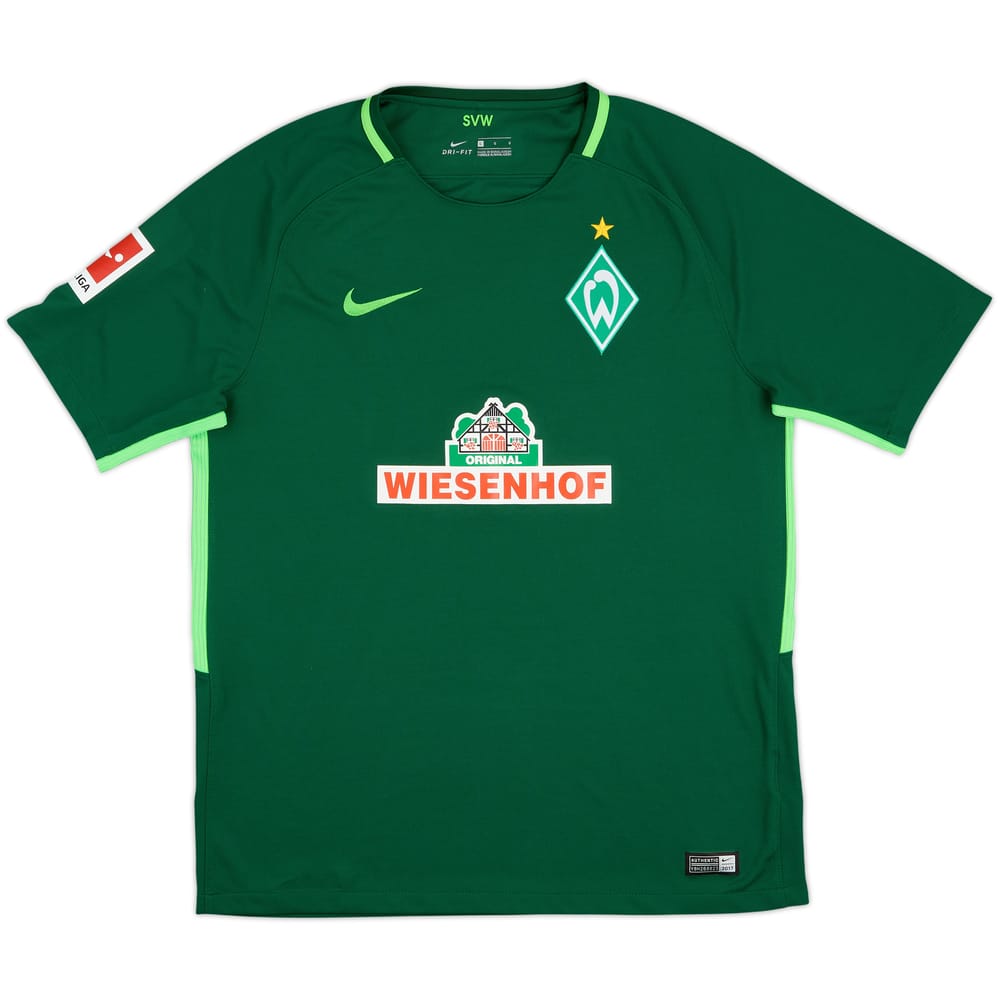 2017-18 Werder Bremen Home Shirt - 10/10 - (L)
