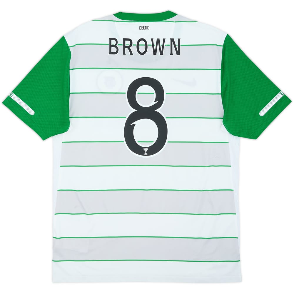 2011-12 Celtic Away Shirt Brown #8