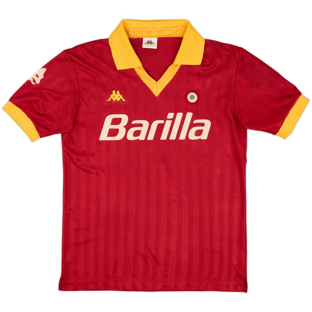 1984-85 Roma Home Shirt #7 - 6/10 - (M)
