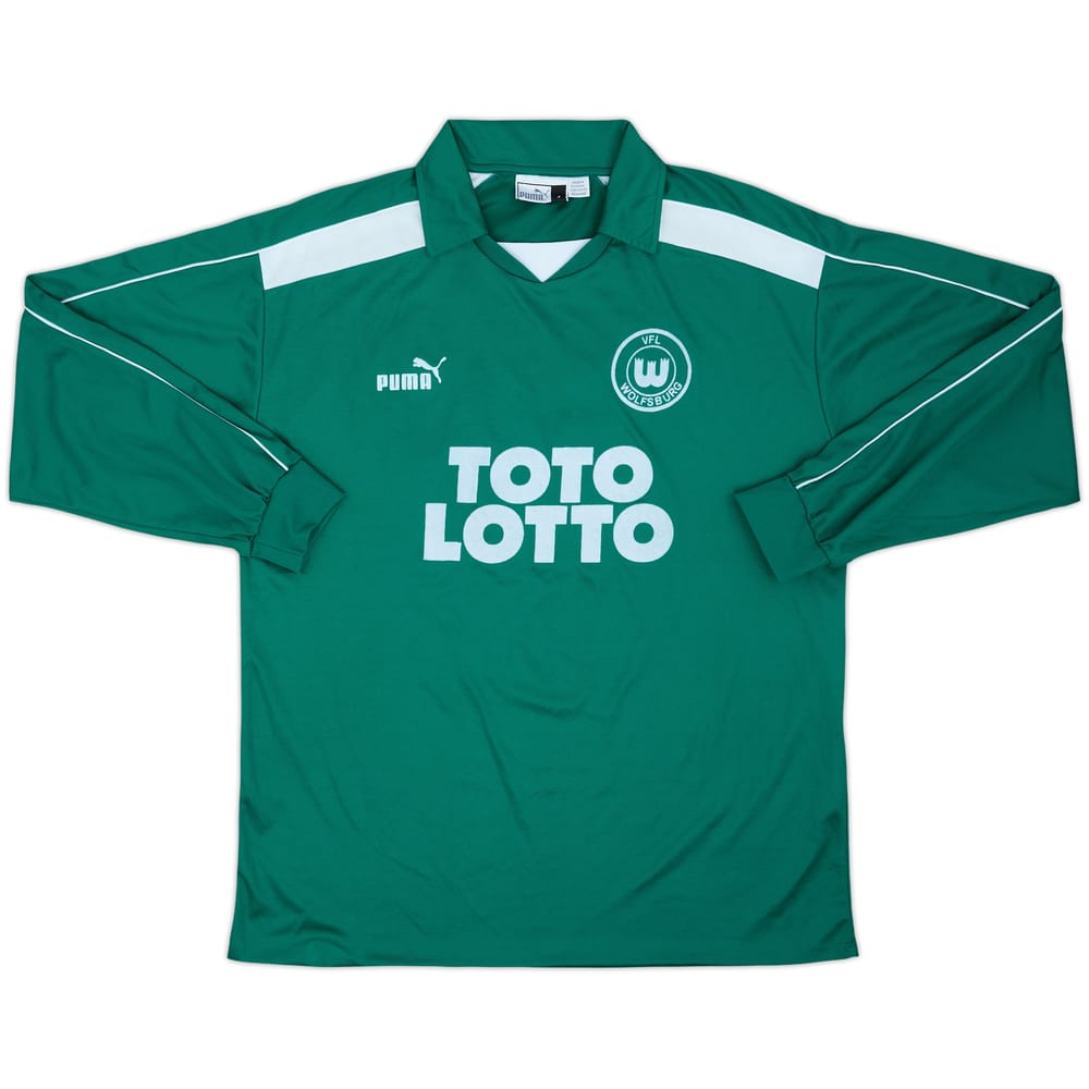 2000-02 Wolfsburg Youth Match Issue Home L/S Shirt #13