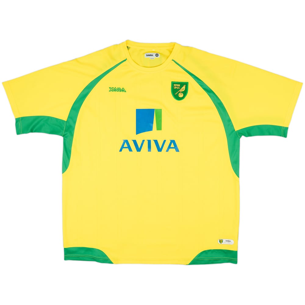 2010-11 Norwich Home Shirt - 9/10 - (XXL)