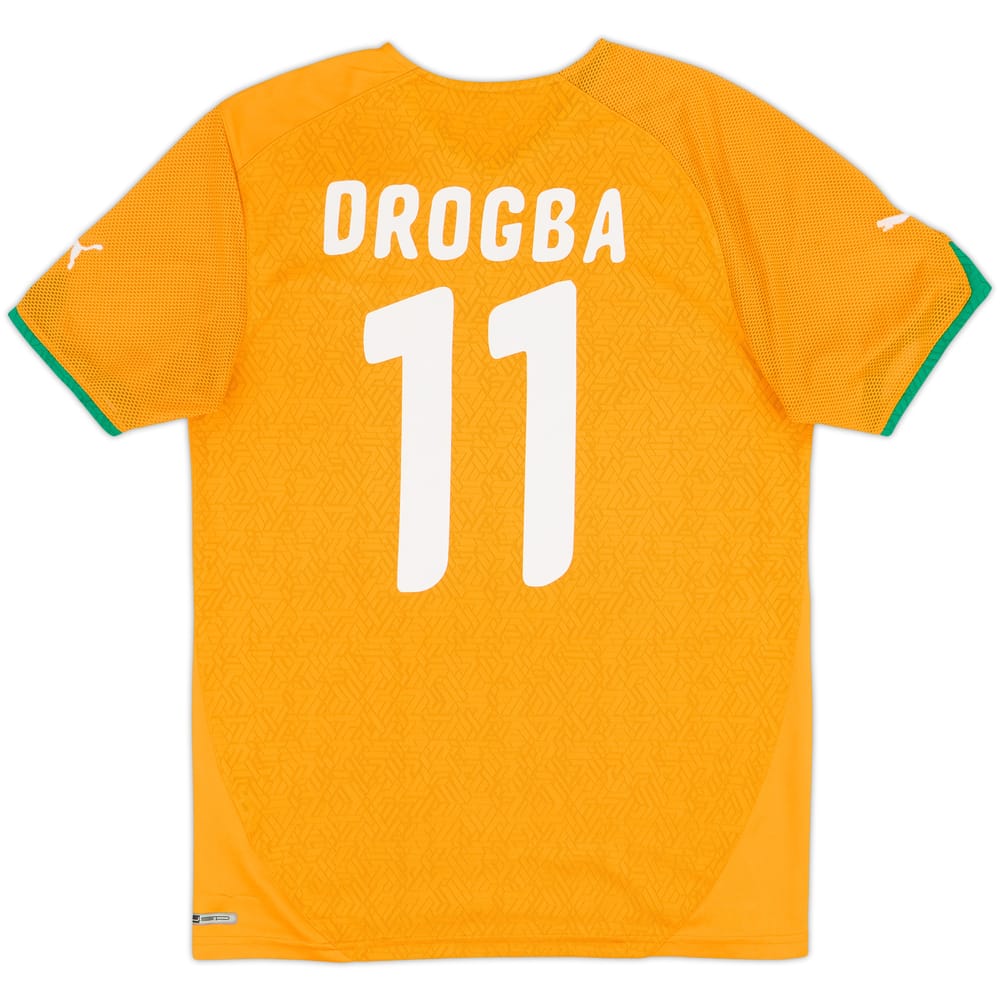 2010-11 Ivory Coast Home Shirt Drogba #11 - 6/10 - (M)