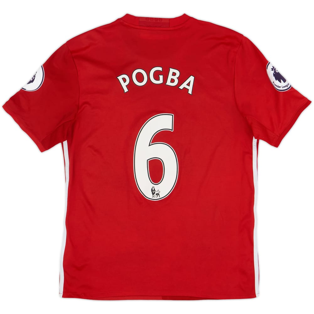 2016-17 Manchester United Home Shirt Pogba #6 - 7/10 - (M)