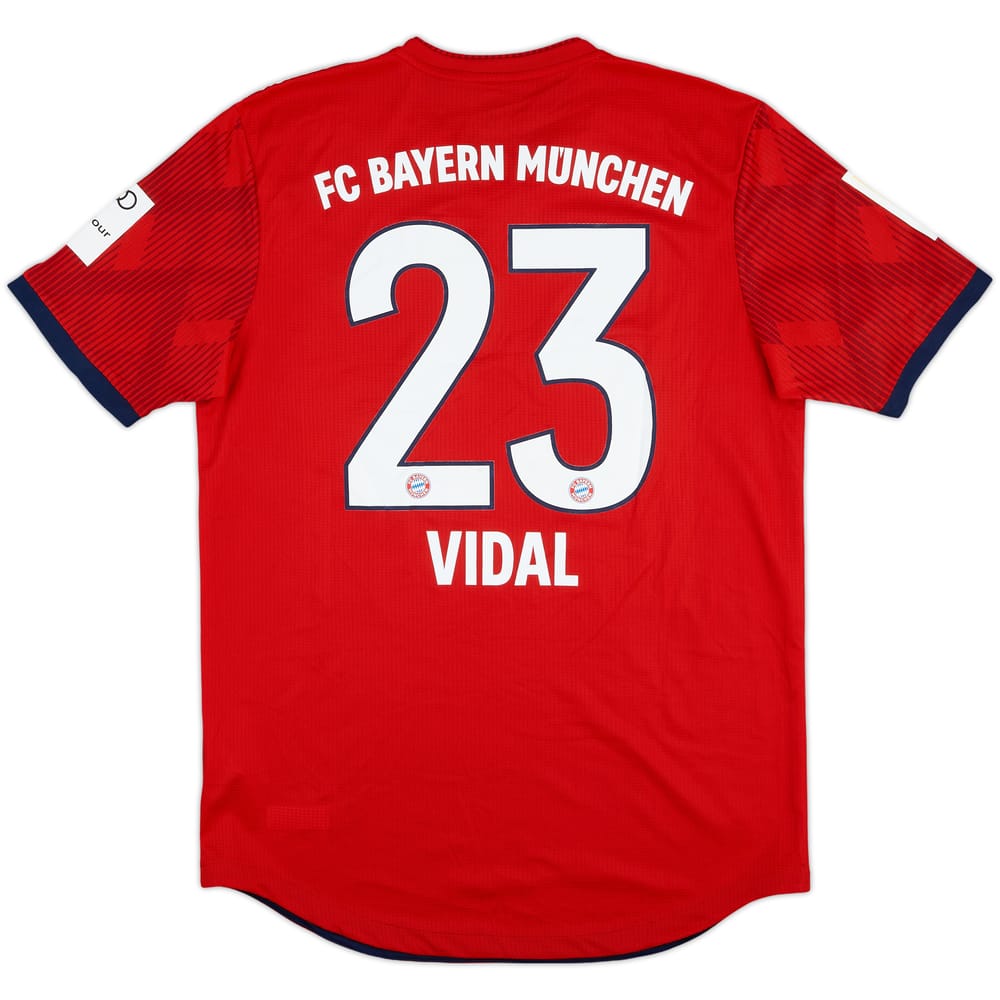 2018-19 Bayern Munich Match Issue Home Shirt Vidal #23