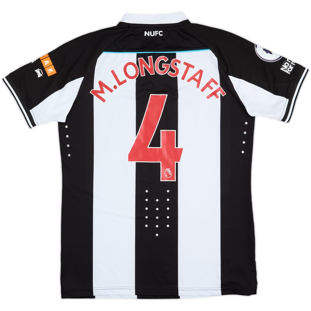 2021-22 Newcastle Match Issue Home Shirt M.Longstaff #4