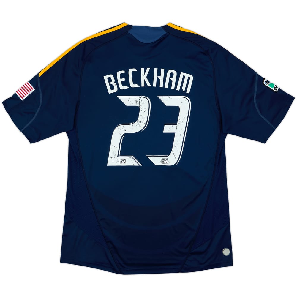 2009-11 LA Galaxy Authentic Away Shirt Beckham #23 - 5/10 - (XL)