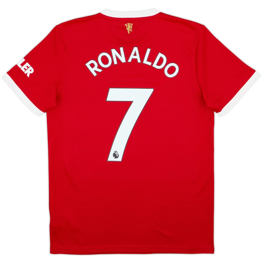 2021-22 Manchester United Home Shirt Ronaldo #7 - 8/10 - (M)